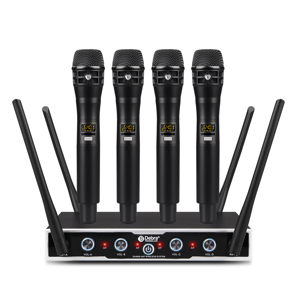 A relevant stock photo of wireless microphone manufacturer in a typical setting.