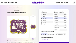 Custom Hard Enamel Pins - WizardPins - pin manufacturer
