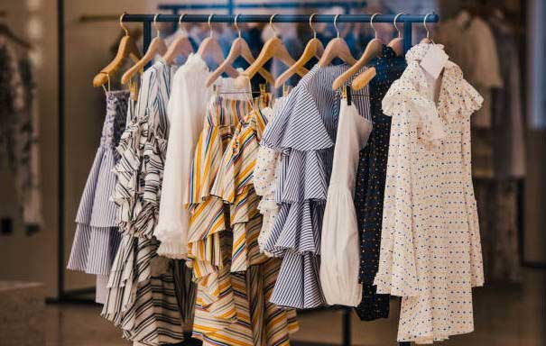 A relevant stock photo of women's clothing supplier in a typical setting.