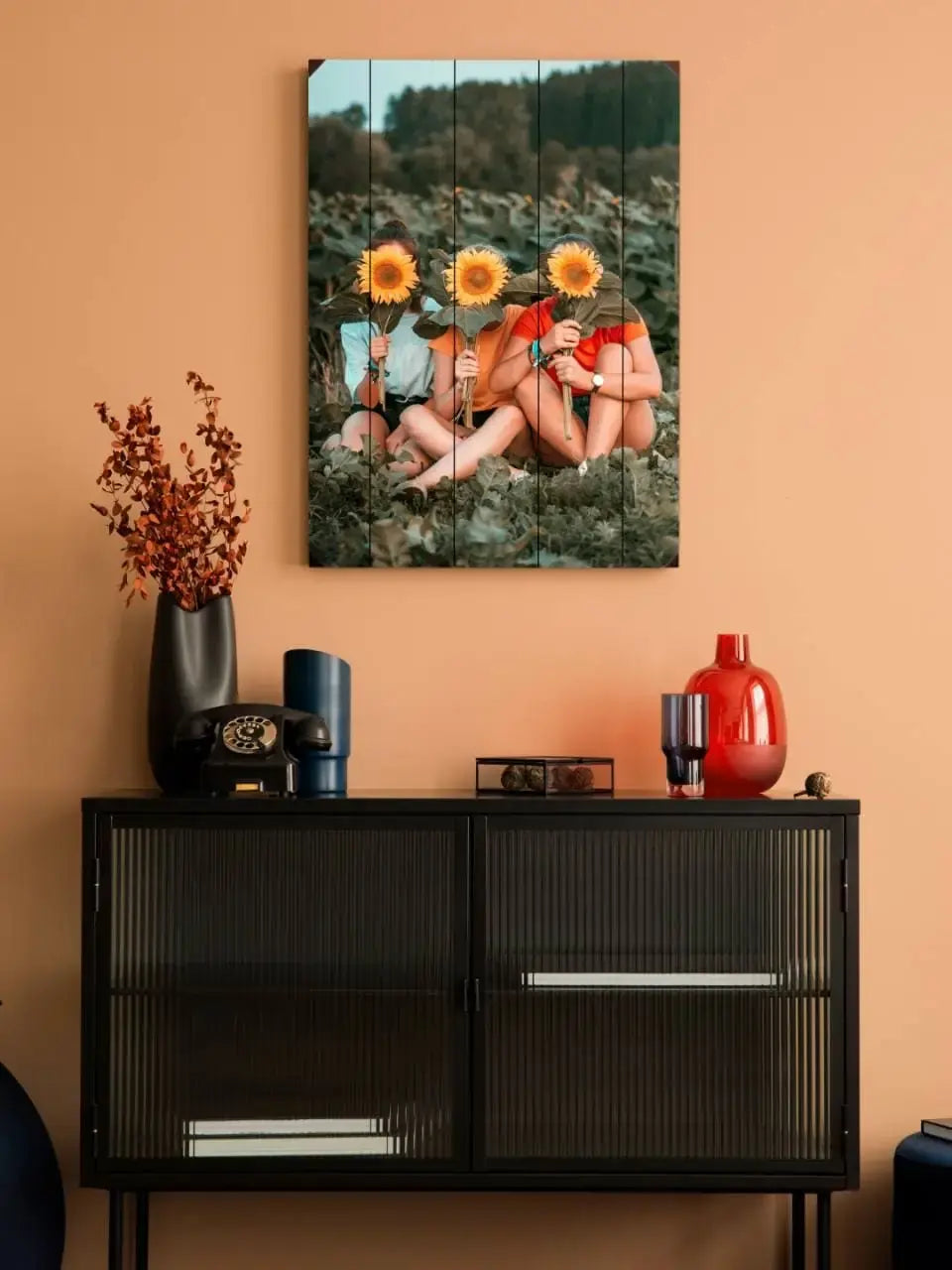 A relevant stock photo of wood panel custom in a typical setting.