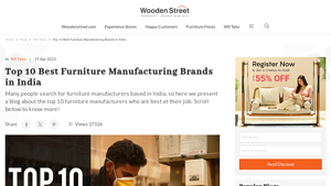 List of Top Furniture Manufacturers in India of 2025 to Know About! - best furniture manufacturer