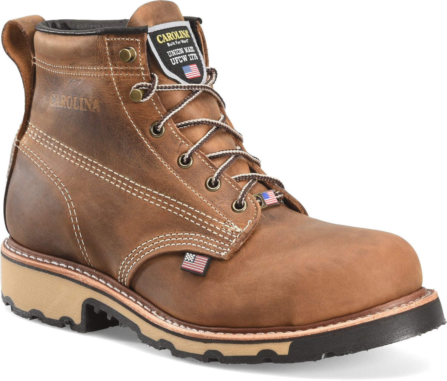 A relevant stock photo of work boot manufacturer in a typical setting.