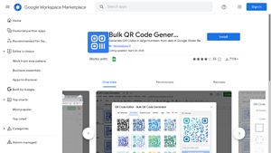 Bulk QR Code Generator - Google Workspace Marketplace - qr code generator bulk