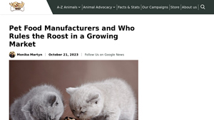 Top Pet Food Manufacturers And Companies In The World - pet food manufacturer