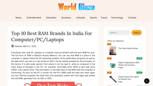 Top 10 Best RAM Brands In India For Computer/PC/Laptops - best ram manufacturer