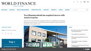 Teva Pharmaceuticals has acquired success with Actavis Generics - actavis drug manufacturer