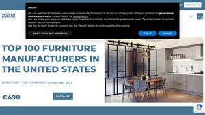 Top 100 furniture manufacturers in the United States - best furniture manufacturer