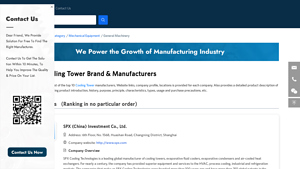 Top 10 Cooling Tower Brand & Manufacturers - worldmanufactures - cooling tower manufacturer