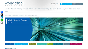 World Steel in Figures 2025 - worldsteel.org - largest manufacturer of steel in the world