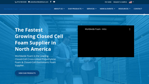Worldwide Foam - Leading Closed Cell Foam Manufacturer - foam manufacturer