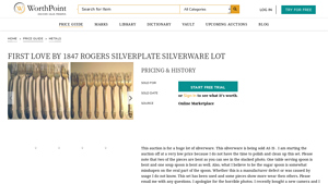 First Love by 1847 Rogers Silverplate Silverware Lot | #20357245 - first love manufacturer