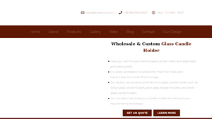 Glass Candle Holder - Glassware Manufacturer & Wholesaler - glass candle holder bulk