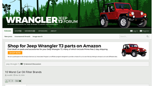 10 Worst Car Oil Filter Brands | Jeep Wrangler TJ Forum - car oil filter factory
