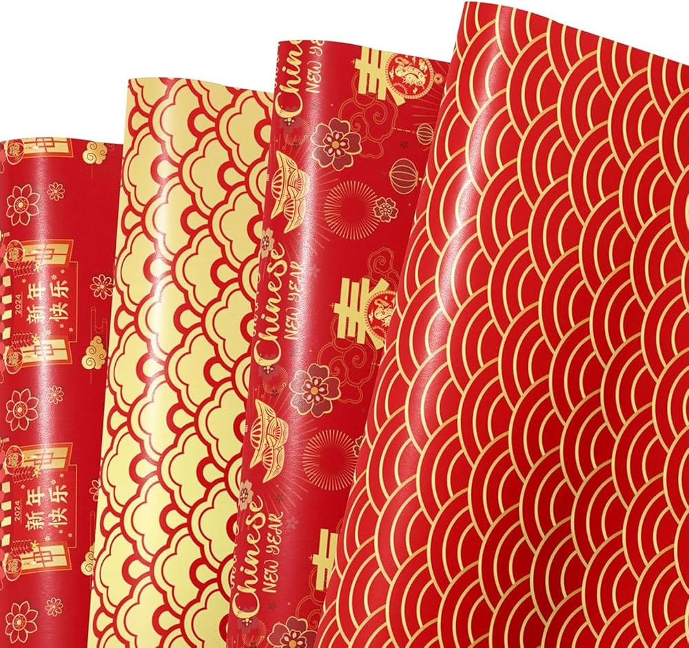 A relevant stock photo of wrapping paper china in a typical setting.