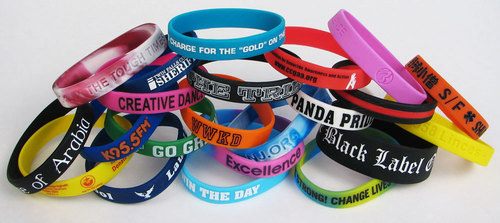 A relevant stock photo of wrist band manufacturer in a typical setting.