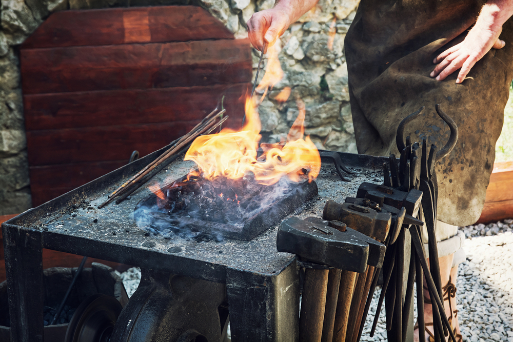 A relevant stock photo of wrought iron manufacturer in a typical setting.