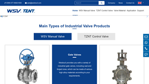 WSV Valve: Industrial Valve Company/Supplier ... - Valve Manufacturing Companies
