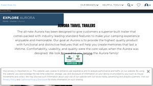 Aurora Travel Trailers - Forest River RV - forest river manufacturer