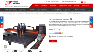 CNC Plasma Cutting Machines - wxfengwei.com - plasma cutting machine factory