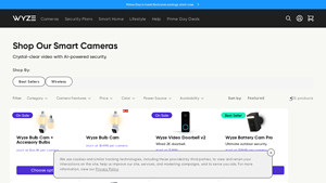 Smart Cameras | Pet Cams, Baby Monitoring, Security - Wyze - best home security camera system company
