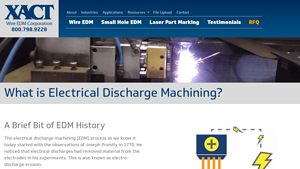 What is Wire EDM? | Electrical Discharge Machining | XACT - wire cutting machine company
