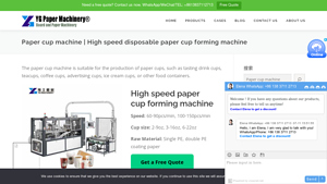 High-Speed Paper Cup Making Machine 90-130pcs/min Price - paper cup machine factory