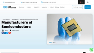 Top Semiconductor Manufacturers in 2025 | Global Leaders and Chipmakers - american chip manufacturer
