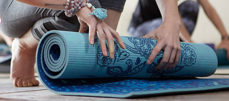 A relevant stock photo of yoga mat supplier in a typical setting.