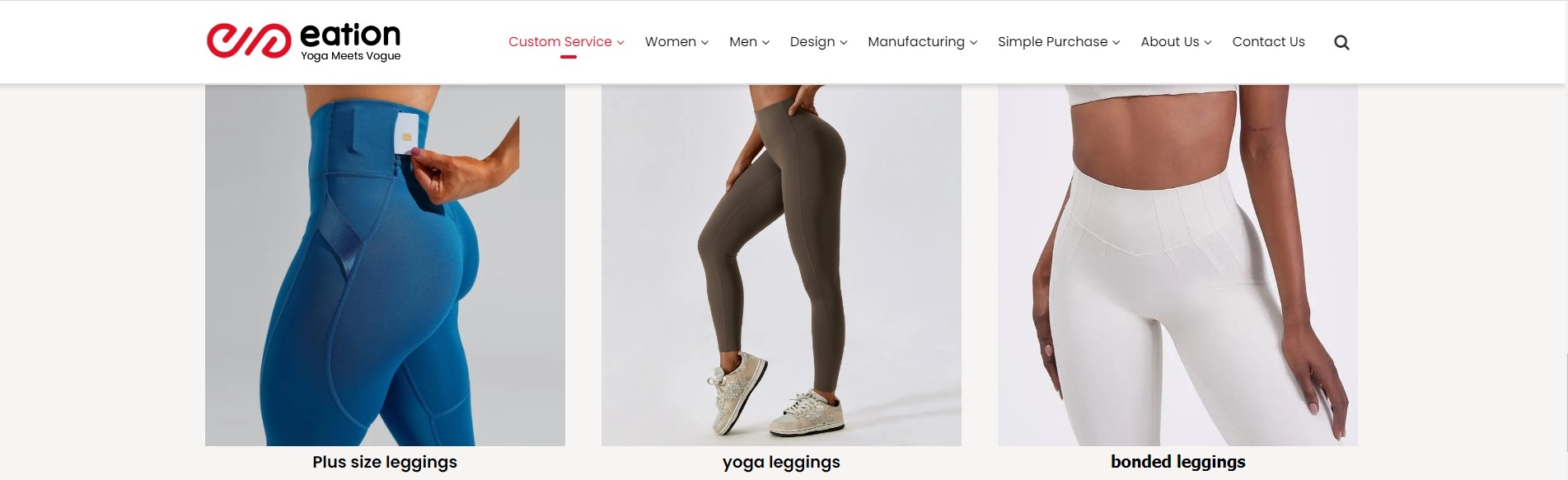 A relevant stock photo of yoga pant manufacturer in a typical setting.