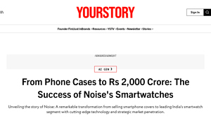 From Phone Cases to Rs 2,000 Crore: The Success of Noise's ... - noise colorfit company