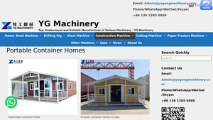 Portable Container Homes - YG Machinery - prefab container homes factory
