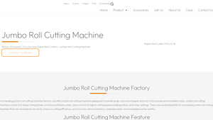 Jumbo Roll Paper Cutting Machine Factory - YYS Machinery - paper cutting machine factory