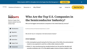 Who Are the Top U.S. Companies in the Semiconductor Industry? - largest chip manufacturer