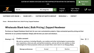 Wholesale Blank hats | Bulk Pricing | Zapped Headwear - hat bulk