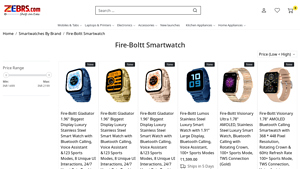 Buy Fire Boltt Smart Watch on EMI at Zero Down Payment - Zebrs - smart watch fire boltt company