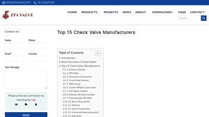 Top 15 Check Valve Manufacturers - check valve manufacturer