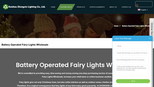 Battery Operated Fairy Lights Wholesale - Zhongxin Lighting - battery operated christmas lights bulk