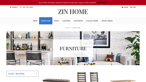Eclectic, Modern Furniture | Rustic Reclaimed Wood ... - Zin Home - rustic furniture company