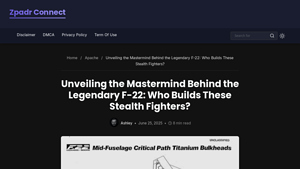 Unveiling the Mastermind Behind the Legendary F-22: Who Builds These ... - f22 manufacturer