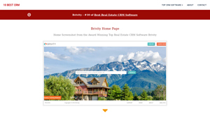 Screenshot of Brivity | Top Real Estate CRM Software - 10 Best CRM