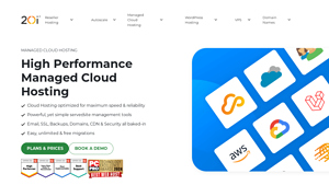 Screenshot of Managed Cloud Hosting | Blazing-Fast, Flexible & Ultra-Reliable - 20i