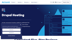 Screenshot of Drupal Hosting Solution - Acquia