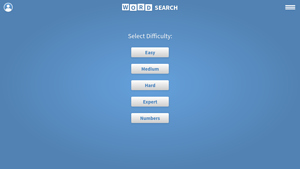 Screenshot of Word Search Puzzles · Play Free Online