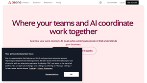 Screenshot of Manage your team's work, projects, & tasks online • Asana