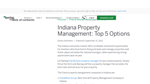 Screenshot of Indiana Property Management: Top 5 Options - Awning