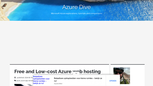 Screenshot of Free and Low-cost Azure web hosting
