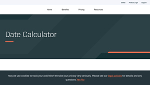 Screenshot of Date Calculator - Best Case
