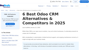 Screenshot of 6 Top Odoo CRM Alternatives [Comparative Analysis] - BIGContacts