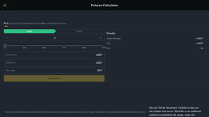 Screenshot of Calculate Profit / Loss on Futures Trades - Binance