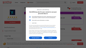 Screenshot of 50% Off BisectHosting Promo Codes & Deals - WorthEPenny